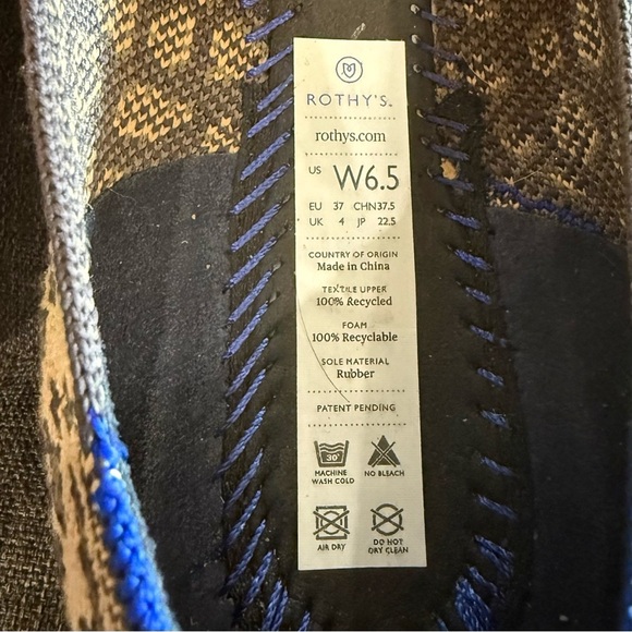 Rothy's Leopard Print Flats in Women’s Size 6.5. EUC - Picture 8 of 9